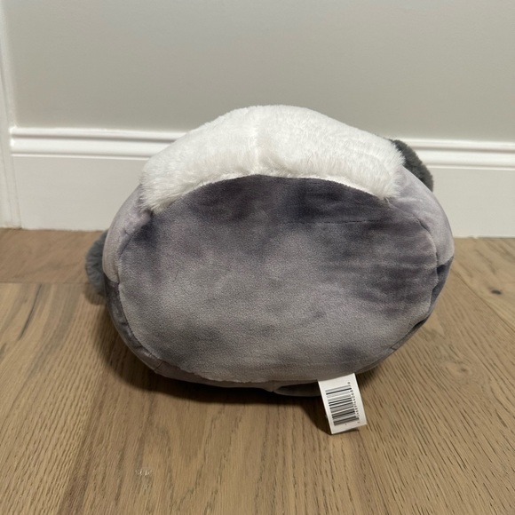 NWT Squishmallows 8” Plush Gray Tie Dye Dog - Gustavos - Picture 4 of 7